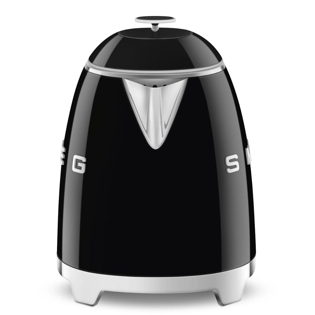 Smeg 50s Retro Style Black Mini Kettle KLF05BLAU - Carton Damage