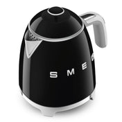 Smeg 50s Retro Style Black Mini Kettle KLF05BLAU - Carton Damage