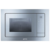 Smeg Linea Silver Microwave Oven FMIA120S1 - Factory Seconds