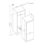 Smeg Single Door Integrated Freezer SABI221FF - Factory Seconds Discount