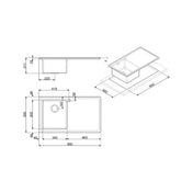 Smeg Single Bowl Sink LD861S-2