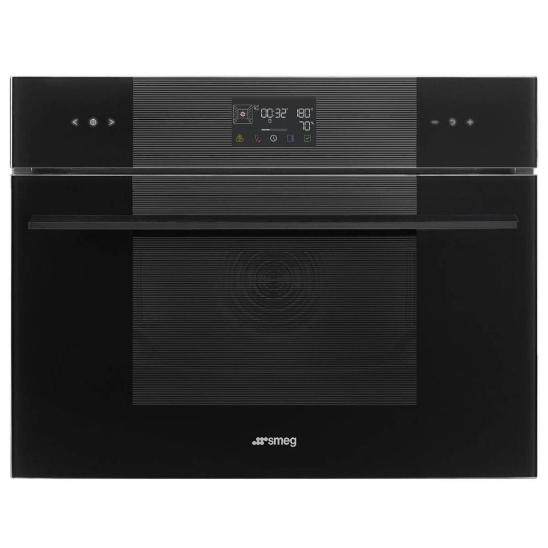 Smeg Midnight Black Linea Compact Speed Oven SOA4102M1B3 - Factory Seconds