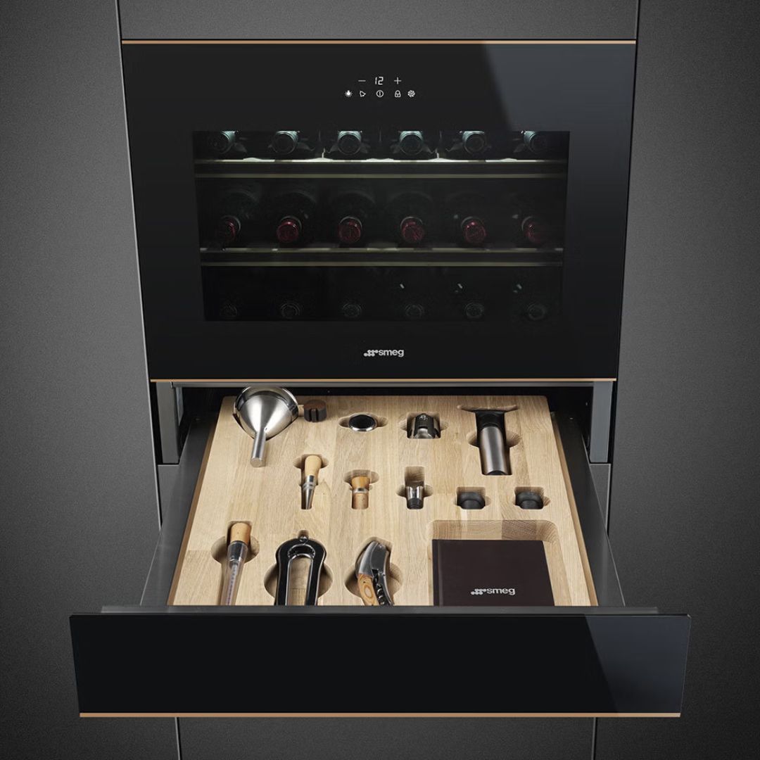Smeg Dolce Stil Novo 45cm Wine Cabinet CVIA618RNR2 - Ex Display