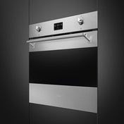 Smeg 76cm Classic Pyrolytic Oven with Single Point Probe SOPA3302TPX -Factory Seconds