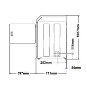 Speed Queen 9kg White Gas Vented Dryer ADGE8B