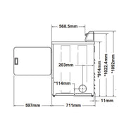 Speed Queen 9kg White Electric Vented Dryer ADEE9R