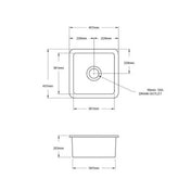 Turner Hastings Inset Gloss White Sink CU46FS - Clearance