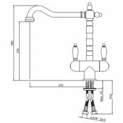 Turner Hastings Francès Twin Tap 18117BR - Clearance