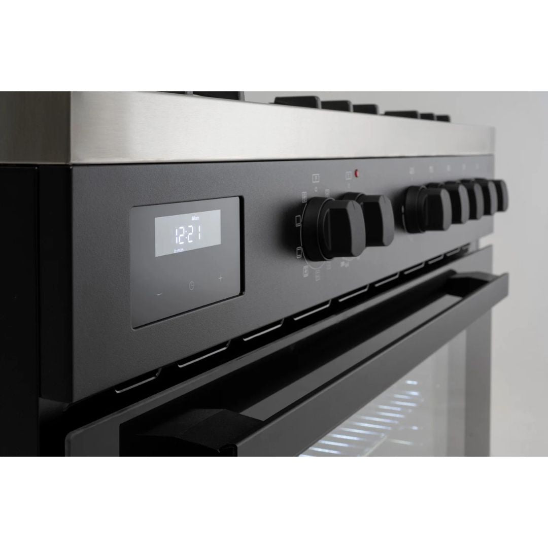 Euro 90cm Dual Fuel Freestanding Oven EO90FSDPBL