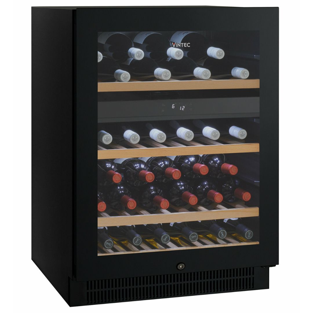 Vintec 50 Bottle Dual Zone Wine Cabinet VWD050SBB-X - Carton Damage