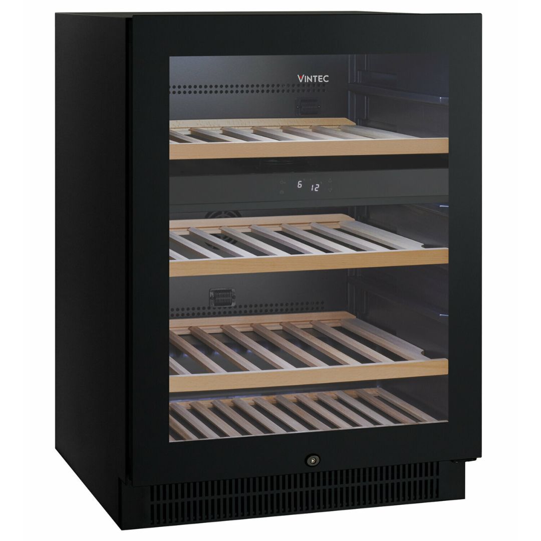 Vintec 50 Bottle Dual Zone Wine Cabinet VWD050SBB-X - Carton Damage