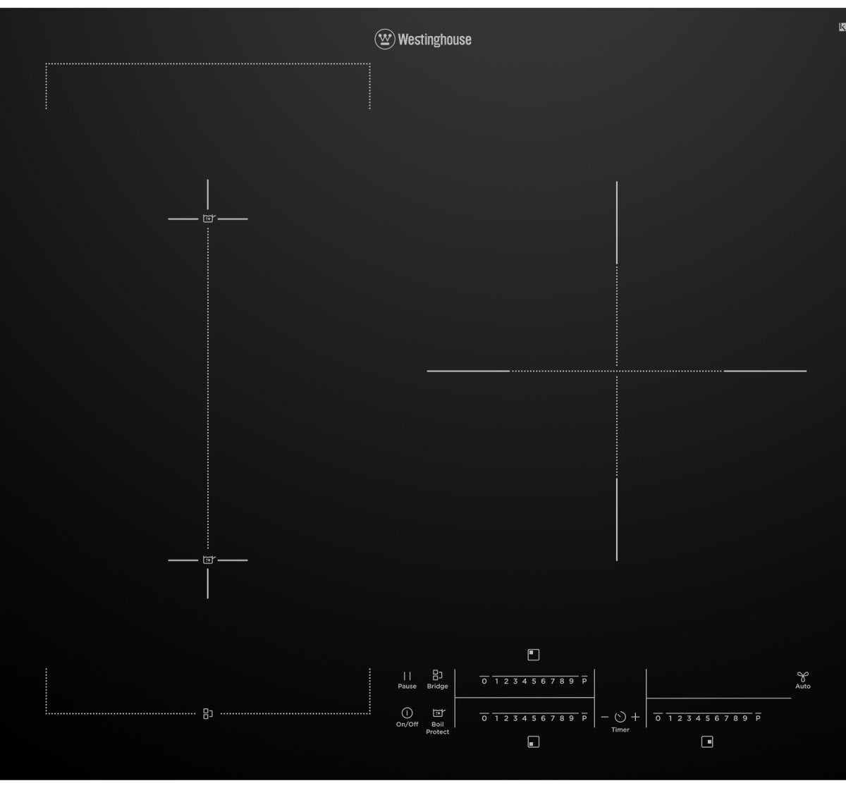 Westinghouse 60cm Induction Cooktop WHI635BD - Factory Seconds Discount