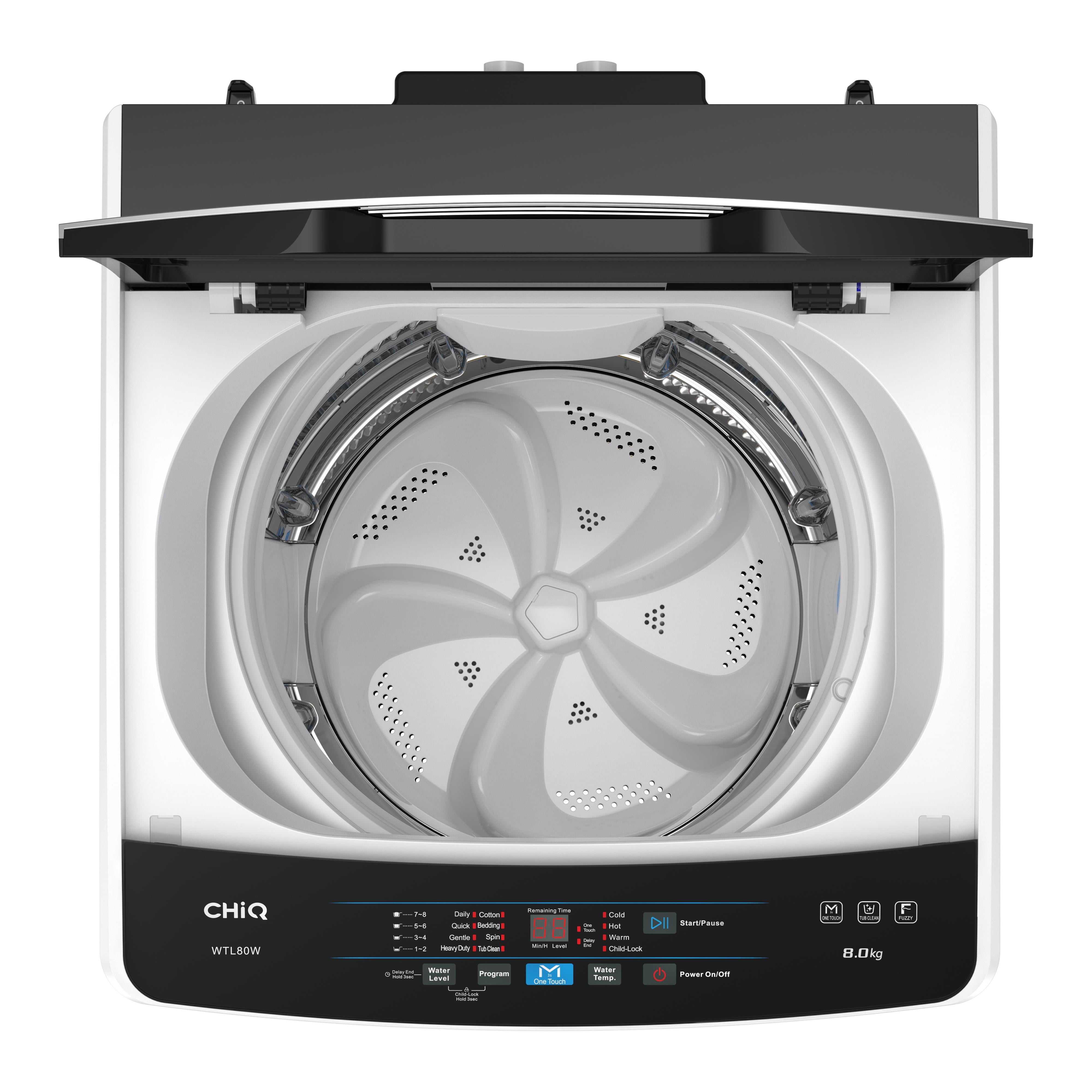 Chiq 8kg Top Load Washing Machine WTL80W