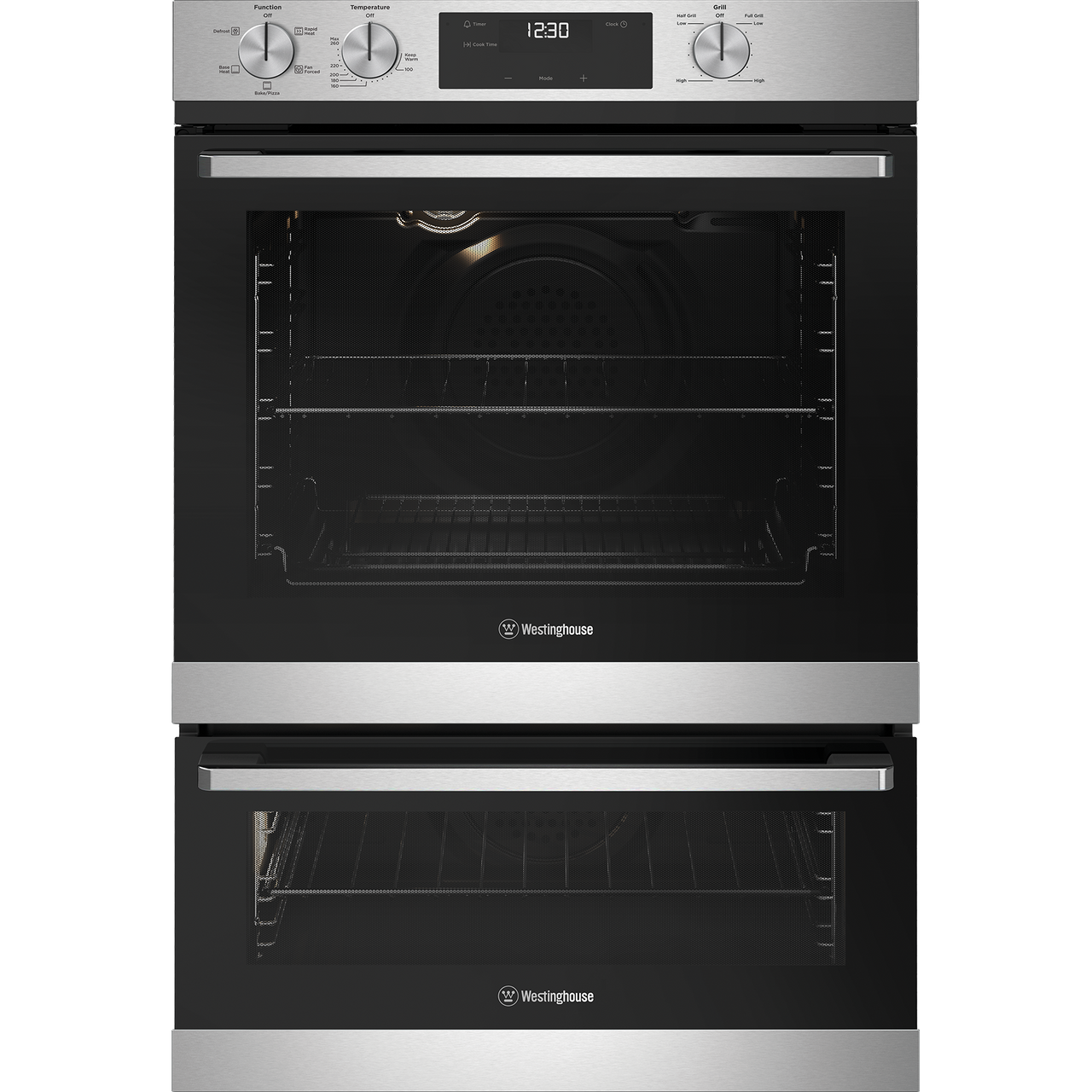 Westinghouse 60cm Multi Function Duo Oven with Separate Grill