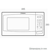 Westinghouse 23L Stainless Steel Countertop 800W Microwave WMF2302SA - Factory Seconds