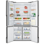 Westinghouse 564L Silver Quad Door Fridge WQE5660SA - Factory Seconds