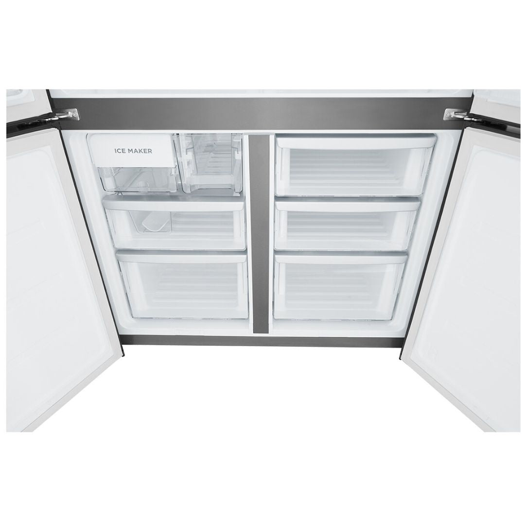 Westinghouse 564L Silver Quad Door Fridge WQE5660SA - Factory Seconds
