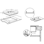 Westinghouse 60cm Induction Cooktop WHI643BD - Carton Damage