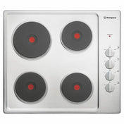 Westinghouse 60cm Stainless Steel Electric Cooktop WHS642SC - Factory Seconds