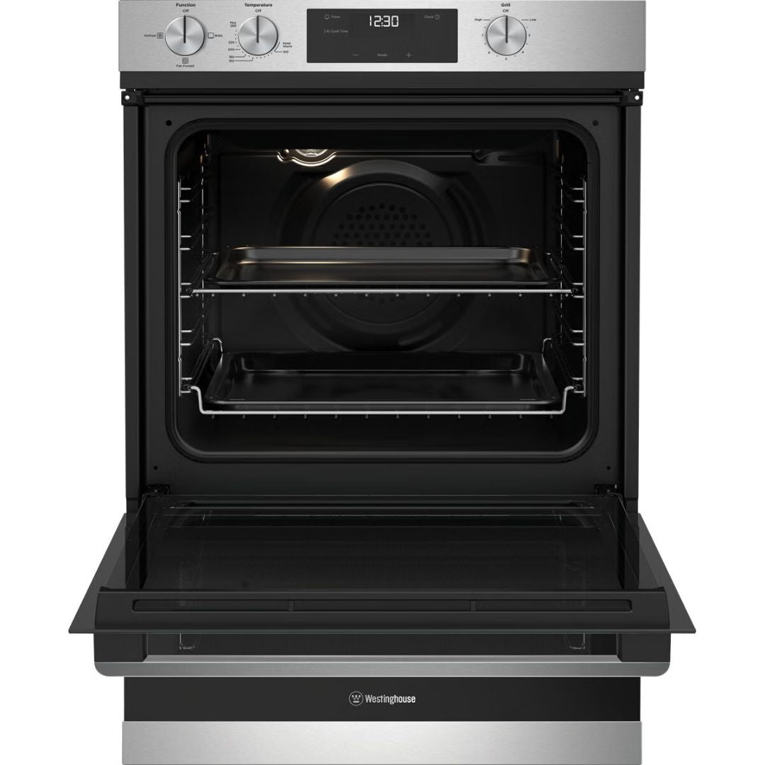 Westinghouse 60cm Gas Multi-Function Oven with Separate Grill WVG6565SD - Factory Seconds