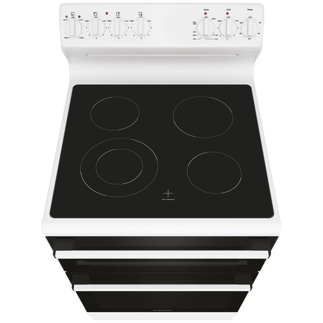 Westinghouse 60cm Freestanding Electric Oven WLE642WCB - Factory Seconds