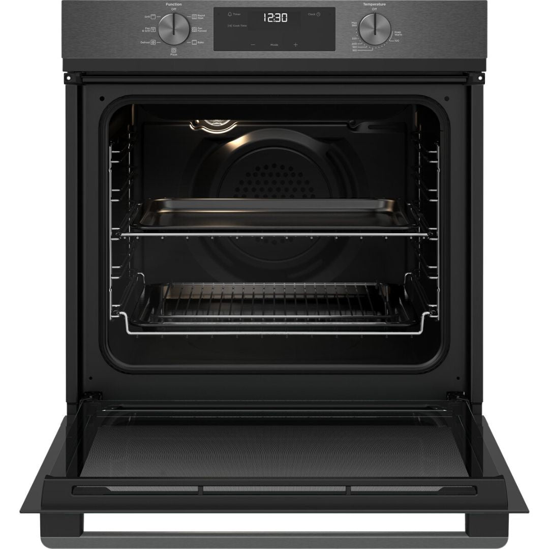 Westinghouse 60cm Multi-Function Dark Stainless Steel Oven WVE6516DD - Factory Seconds