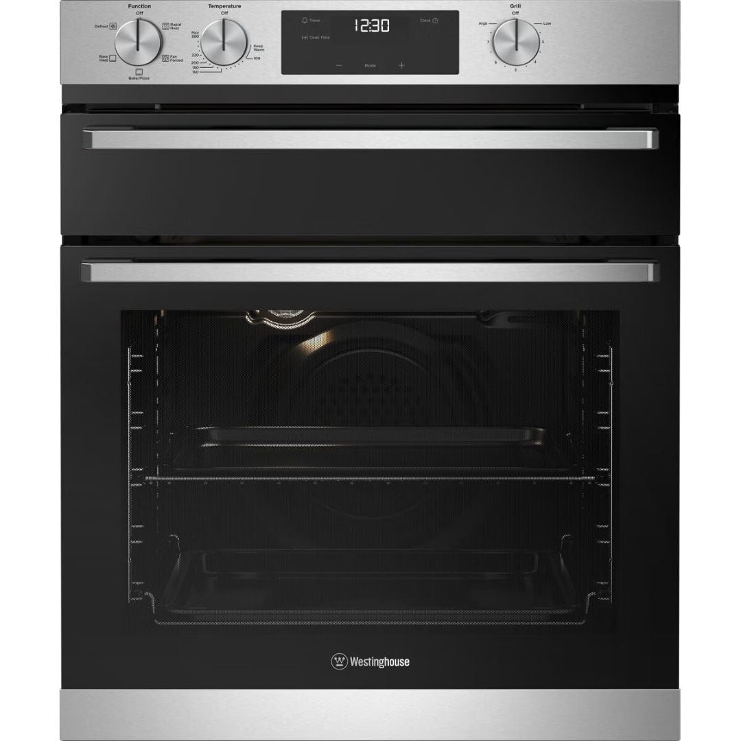 Westinghouse 60cm Multi Function Oven with Separate Grill WVE6555SD - Factory Seconds