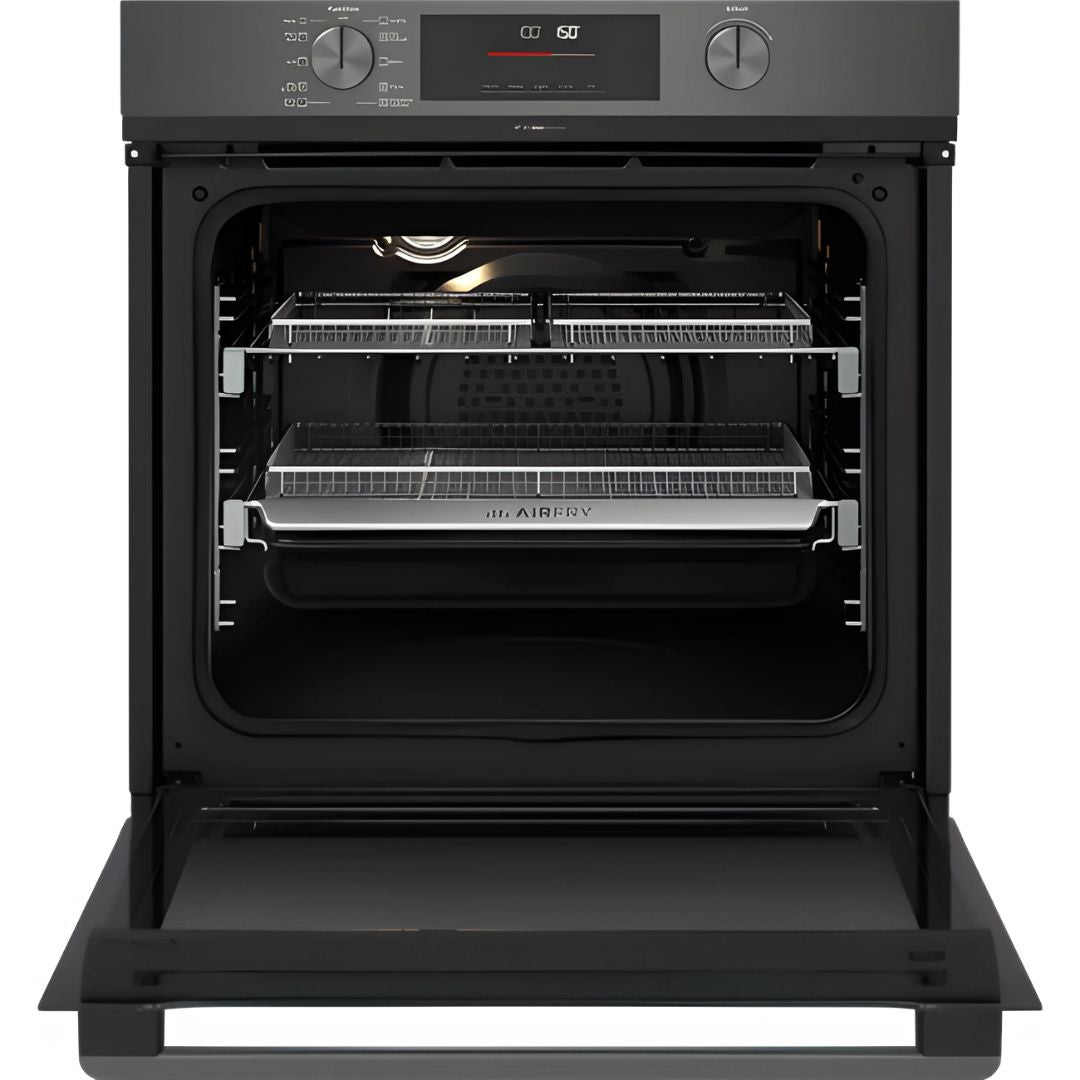 Westinghouse 60cm Multi-function Pyrolytic Oven with AirFry Dark Stainless Steel WVEP6717DD - Factory Seconds