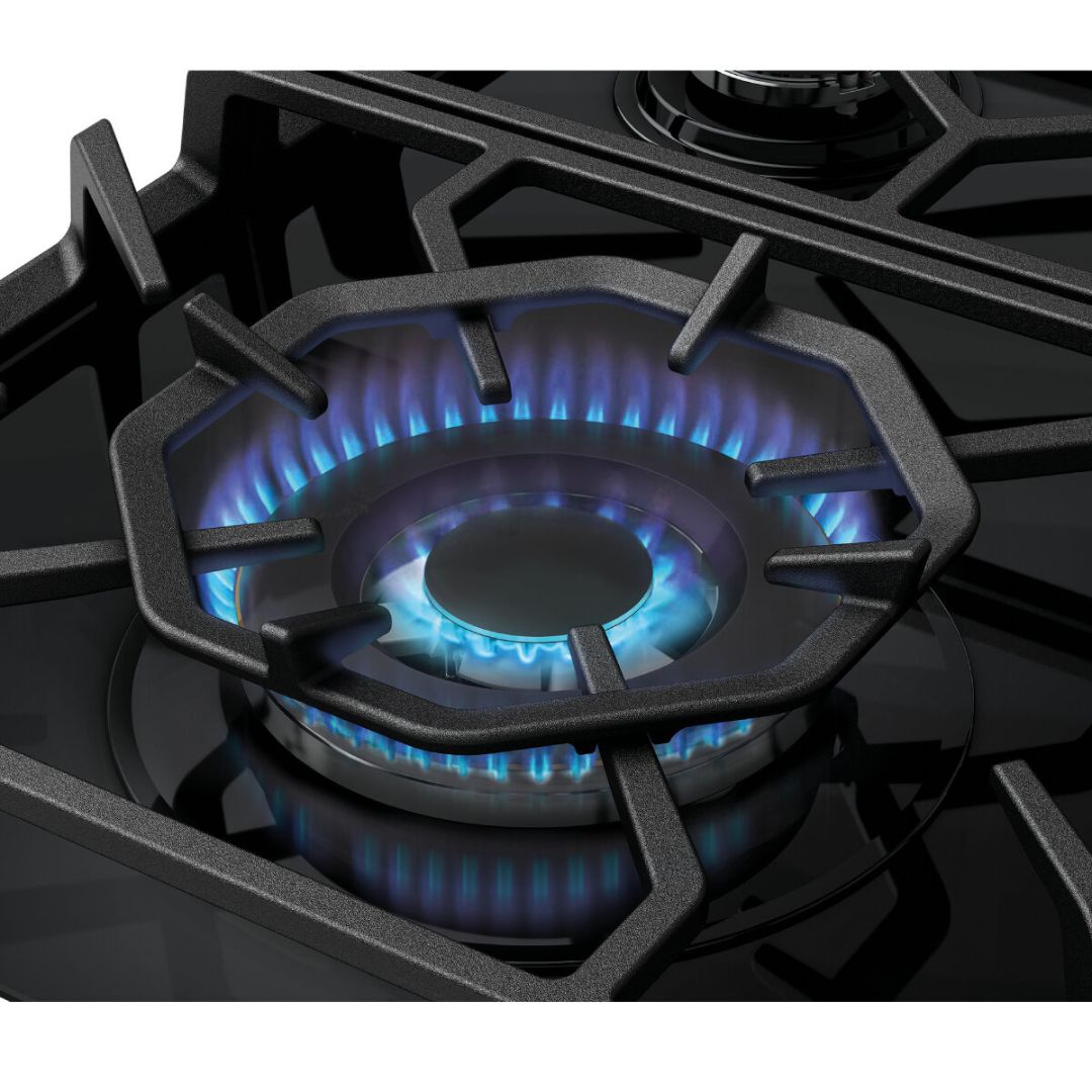 Westinghouse 90cm Black Ceramic Glass Gas Cooktop WHG959BD - Factory Seconds