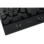 Westinghouse 90cm Black Ceramic Glass Gas Cooktop WHG959BD - Factory Seconds