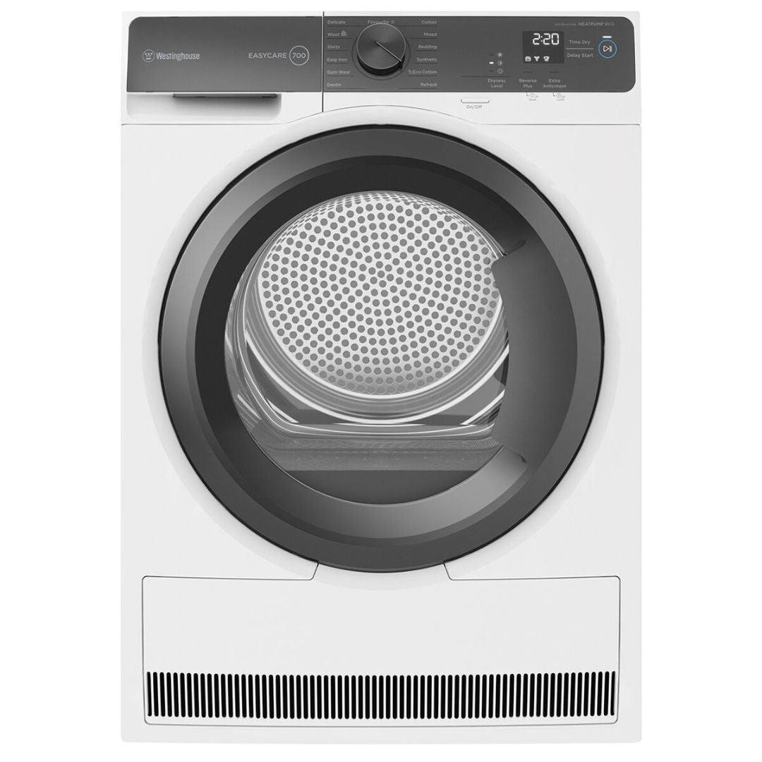 Westinghouse 9kg EasyCare 700 Series Heat Pump Dryer WDH904N7WA - Factory Seconds