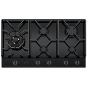 Westinghouse 90cm Black Ceramic Glass Gas Cooktop WHG959BD - Factory Seconds