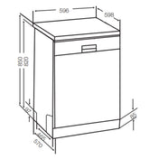 Westinghouse 60cm Freestanding Dishwasher WSF6604WA - Factory Seconds