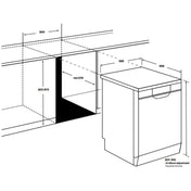 Westinghouse 60cm Freestanding Dishwasher WSF6604XB - Factory Seconds