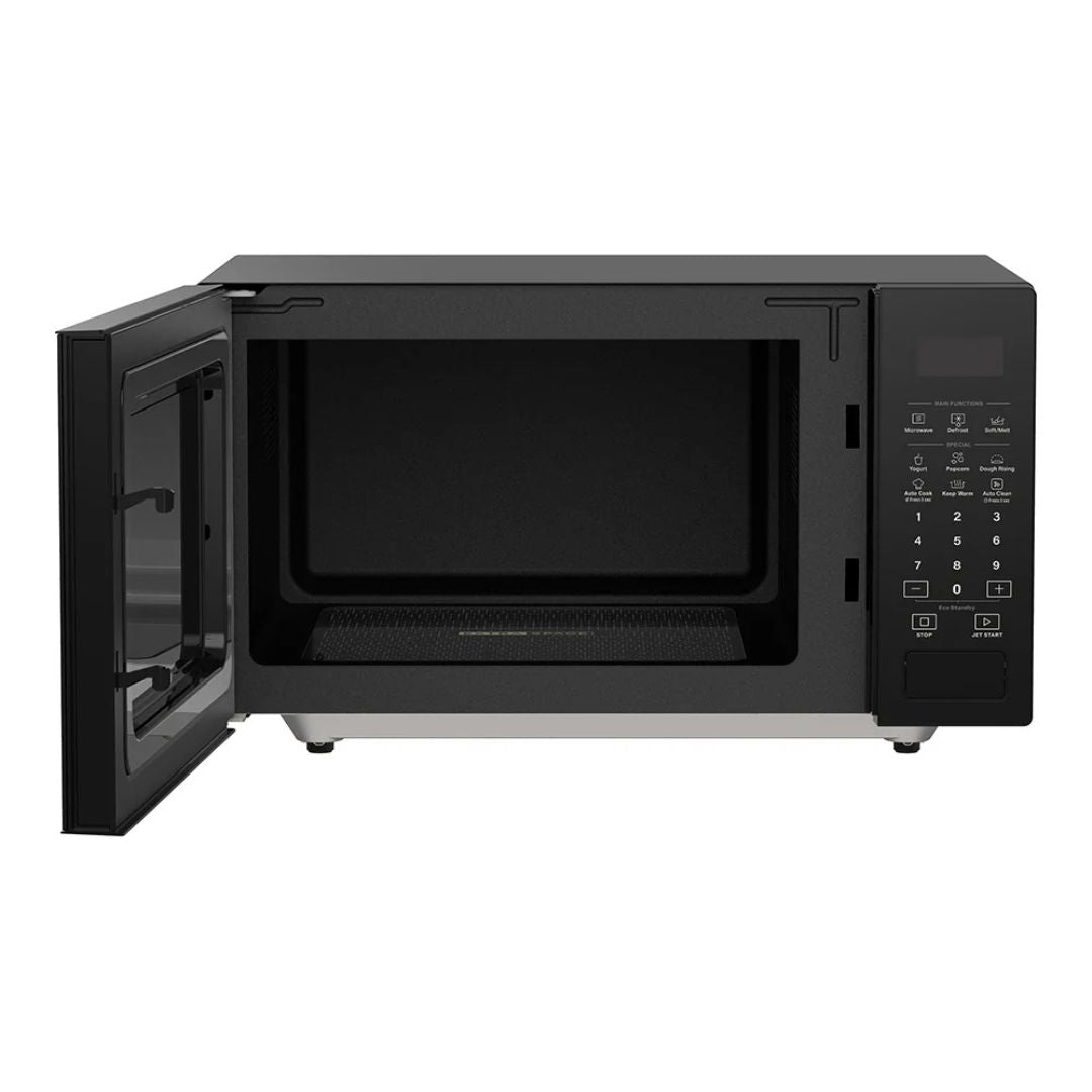 Whirlpool 30L Flatbed Black Inverter Microwave MWP301IFBA