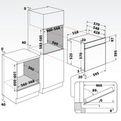 Whirlpool 60cm Multi-Function Smart Hydrolytic Clean Oven W4OMK38HU0BA - Clearance