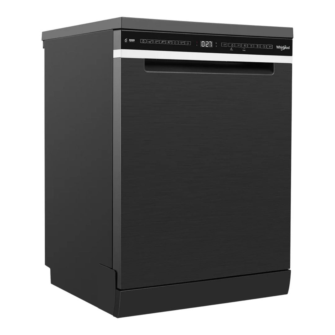 Whirlpool Freestanding Black Dishwasher WDFS3R4NBSAU