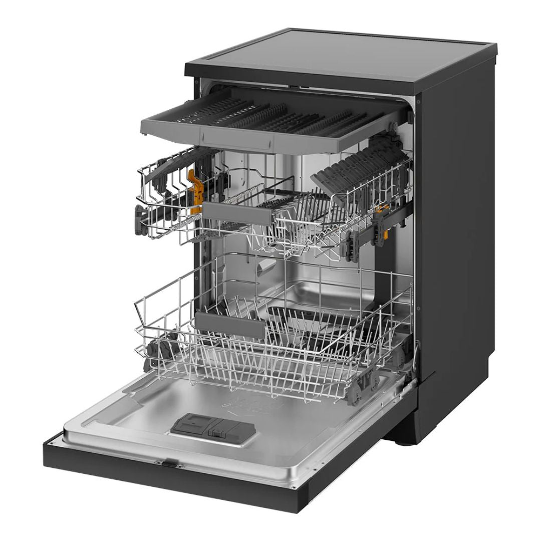 Whirlpool Freestanding Black Dishwasher WDFS3R4NBSAU