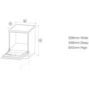 Artusi Stainless Steel Freestanding Dishwasher ADW5009X