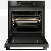 Asko 60cm Black Steel Combi-Steam Oven OCS8687B - Factory Seconds