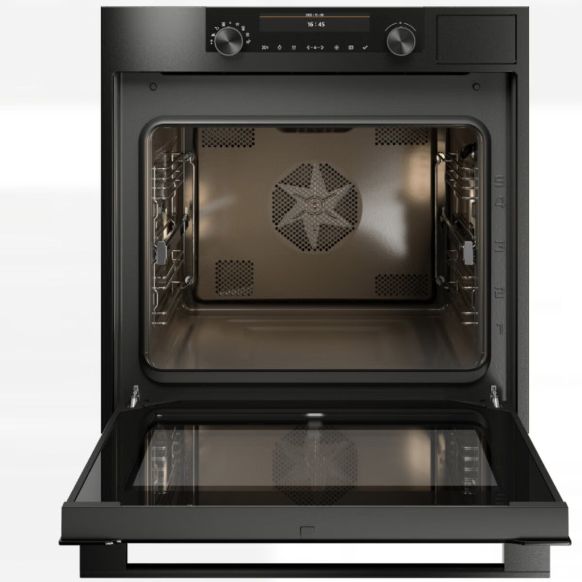 Asko 60cm Black Steel Combi-Steam Oven OCS8687B - Factory Seconds