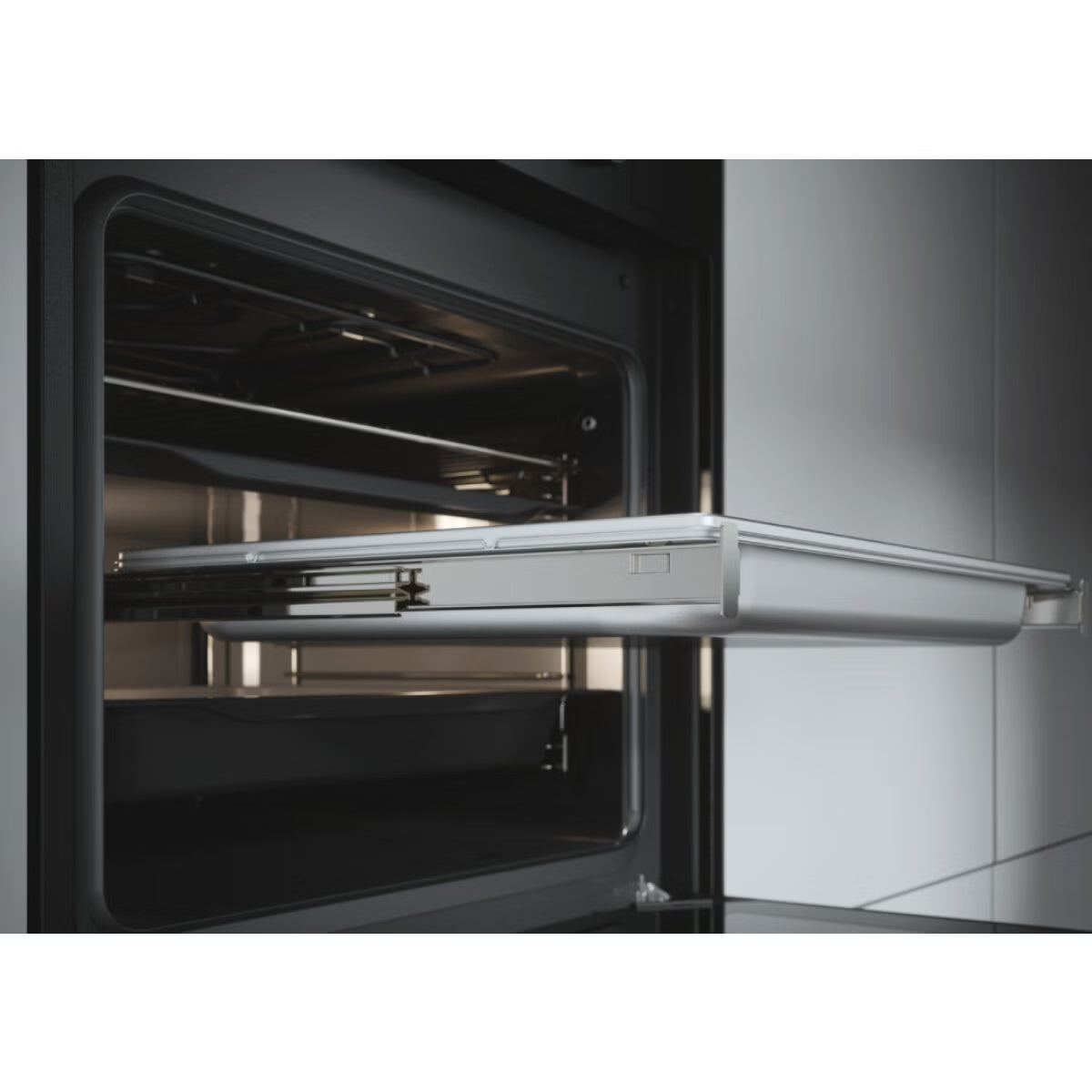 Asko 60cm Black Steel Combi-Steam Oven OCS8687B - Factory Seconds
