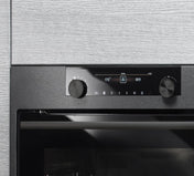 Asko 60cm Black Steel Combi-Steam Oven OCS8687B - Factory Seconds