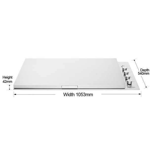 Beefeater Signature ProLine 6 burner stainless steel built-in barbecue  BSL158SA Natural Gas- Carton Damage Discount