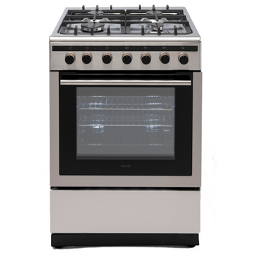 Euro 60cm Dual Fuel Stainless Steel Freestanding Oven EV600DFSX