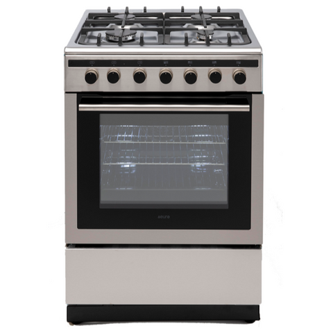 Euro 60cm Dual Fuel Stainless Steel Freestanding Oven EV600DFSX