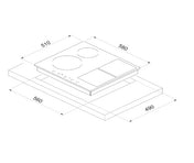 Euro 60cm Induction Cooktop Cooktop E60IDB