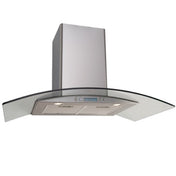 Euro 90cm Curved Glass Canopy Rangehood EAGL90SX2