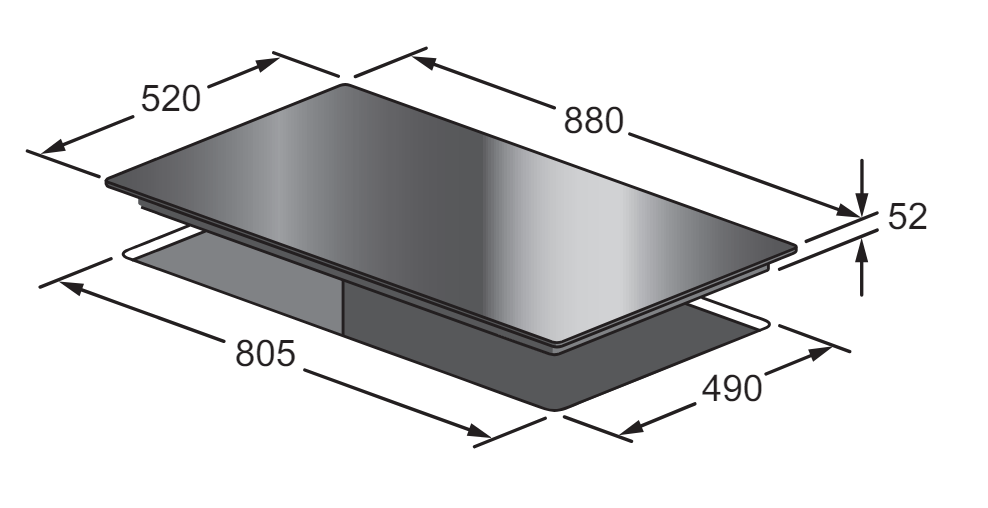 Kleenmaid 90cm Induction Cooktop ICT9021 - Ex Display Discount