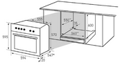 Baumatic 60cm Stainless Steel Oven RMO5 - Clearance